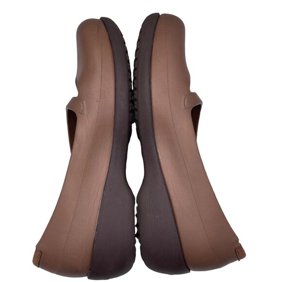 Crocs Croslight Comfort Clogs Maryjane Slip-on Brown Size 9 - Picture 6 of 11